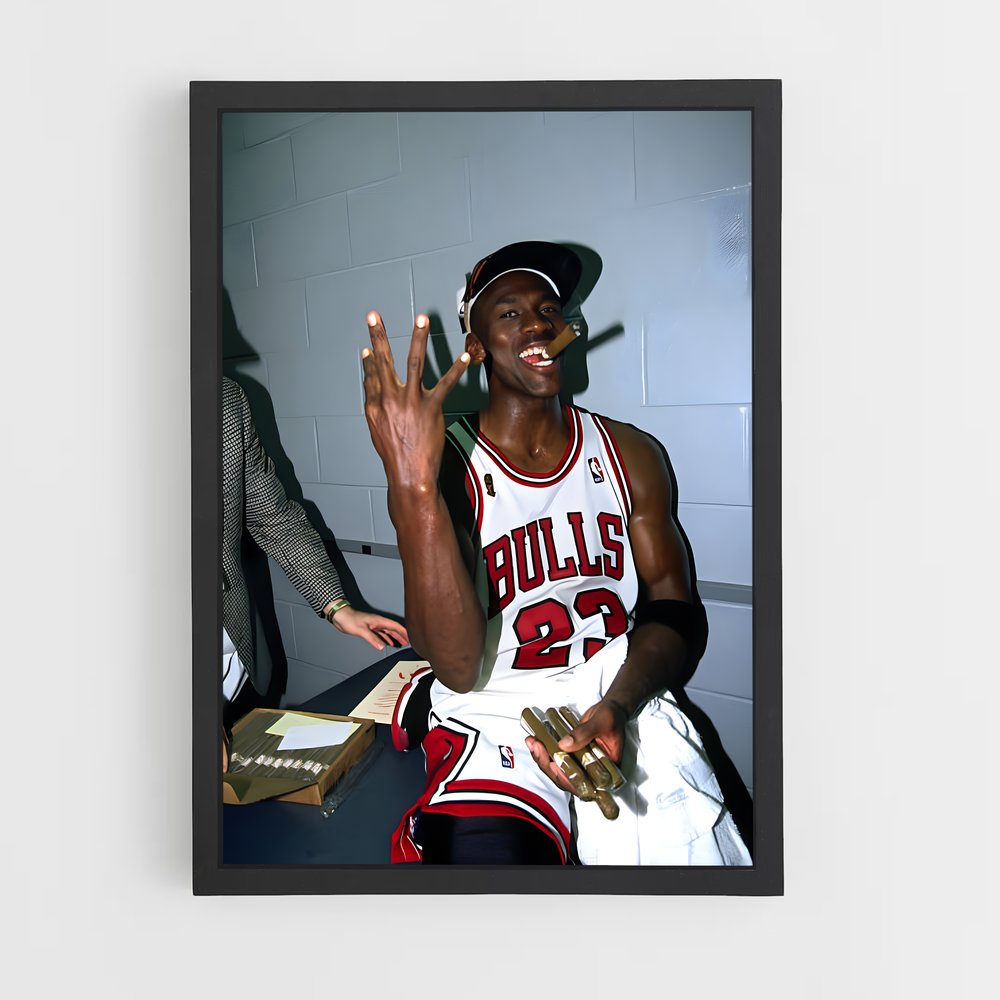 michael-jordan-4 cadre Noir
