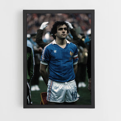 Affiche Michel Platini Frankrijk