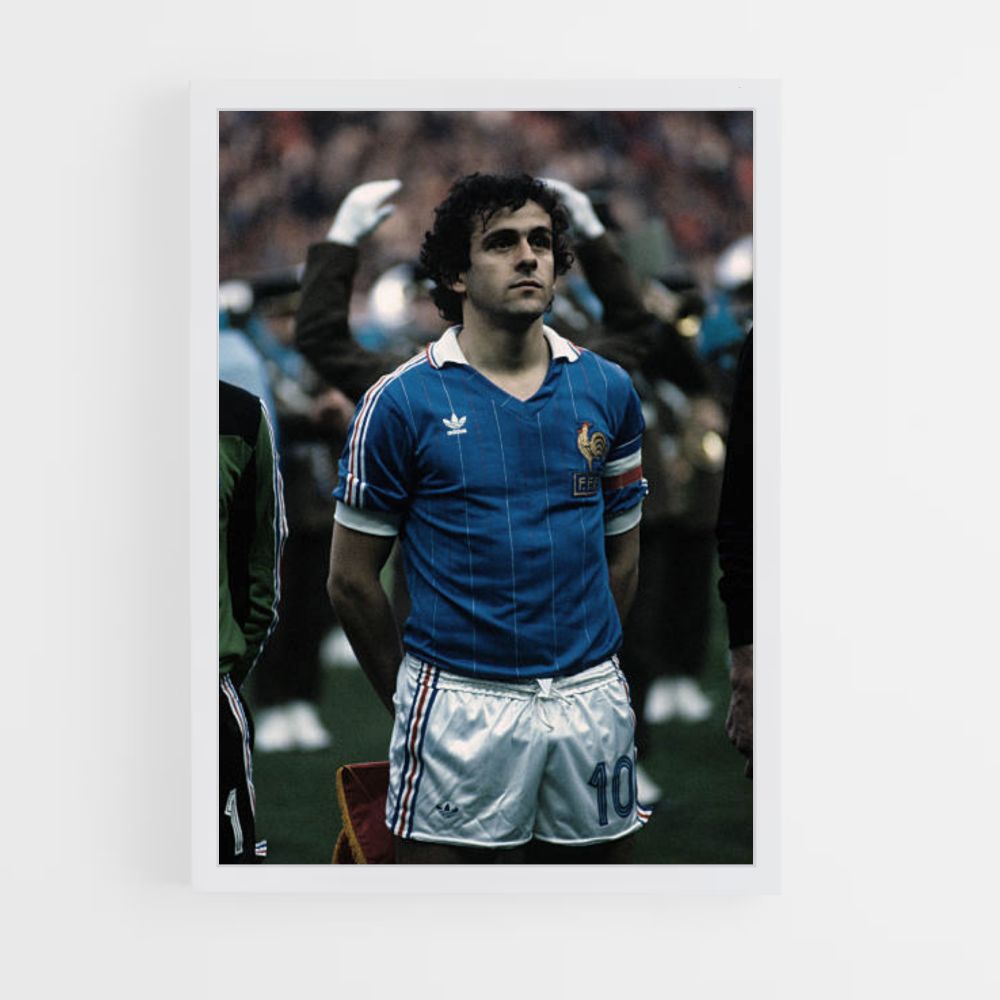 Affiche Michel Platini Frankrijk