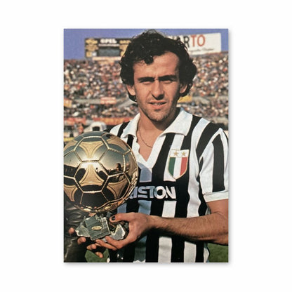 Affiche Michel Platini Gouden Bal