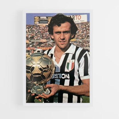 Affiche Michel Platini Gouden Bal