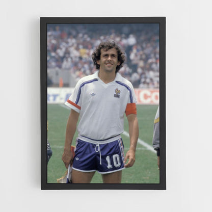 Affiche Michel Platini 10 Frankrijk