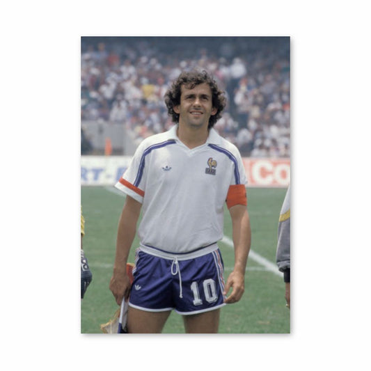 Affiche Michel Platini 10 Frankrijk