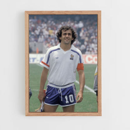 Affiche Michel Platini 10 Frankrijk