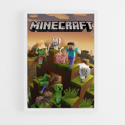 Poster Minecraft-avontuur