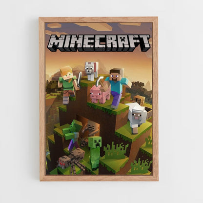 Poster Minecraft-avontuur