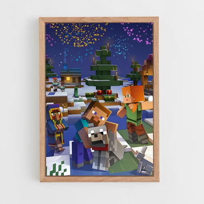 minecraft-11 cadre Bois clair