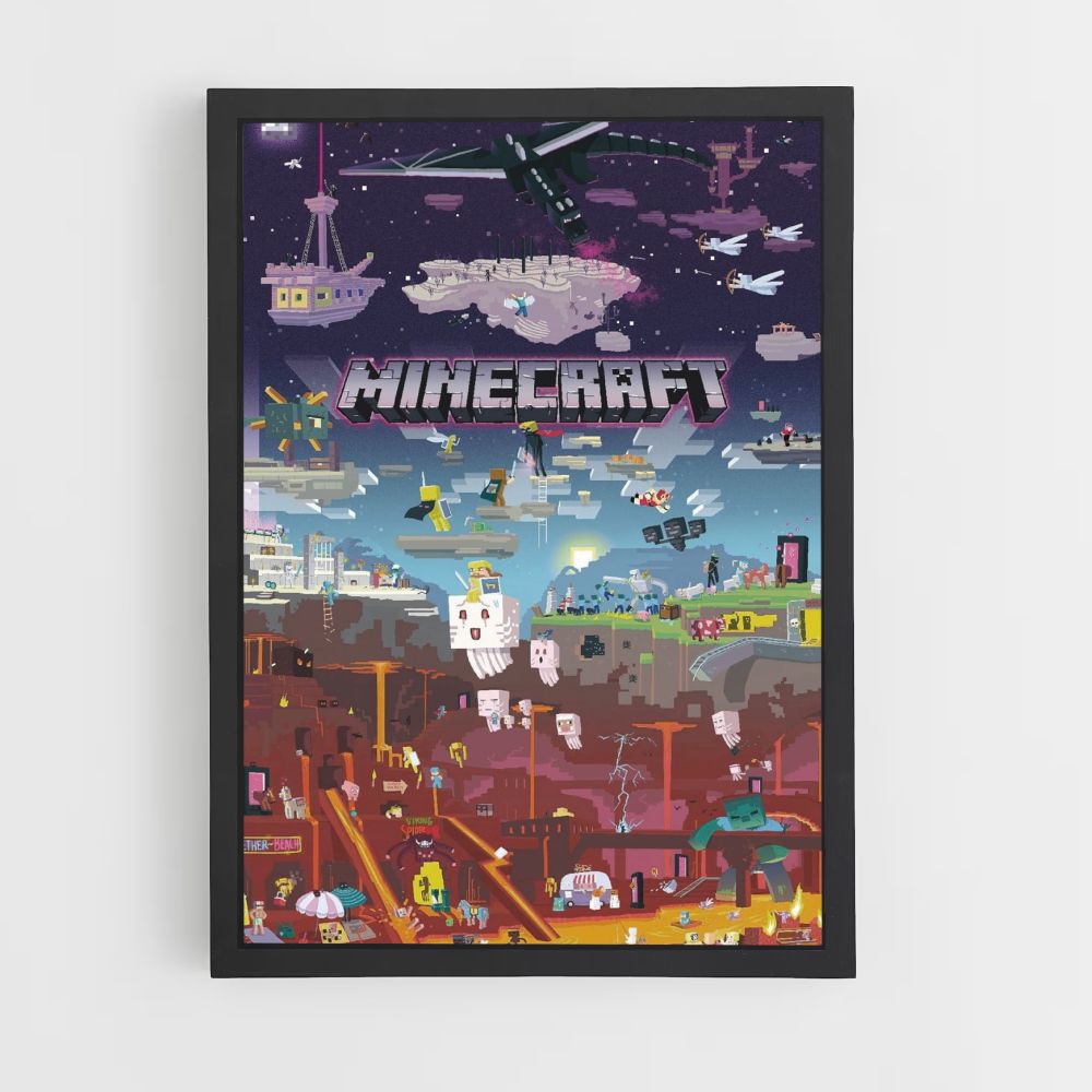 Poster Minecraft-spel