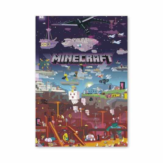 Poster Minecraft-spel