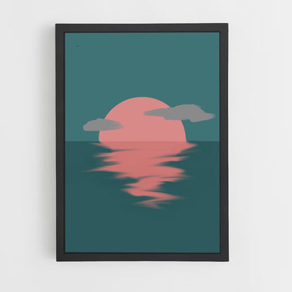 Zonsondergang-poster