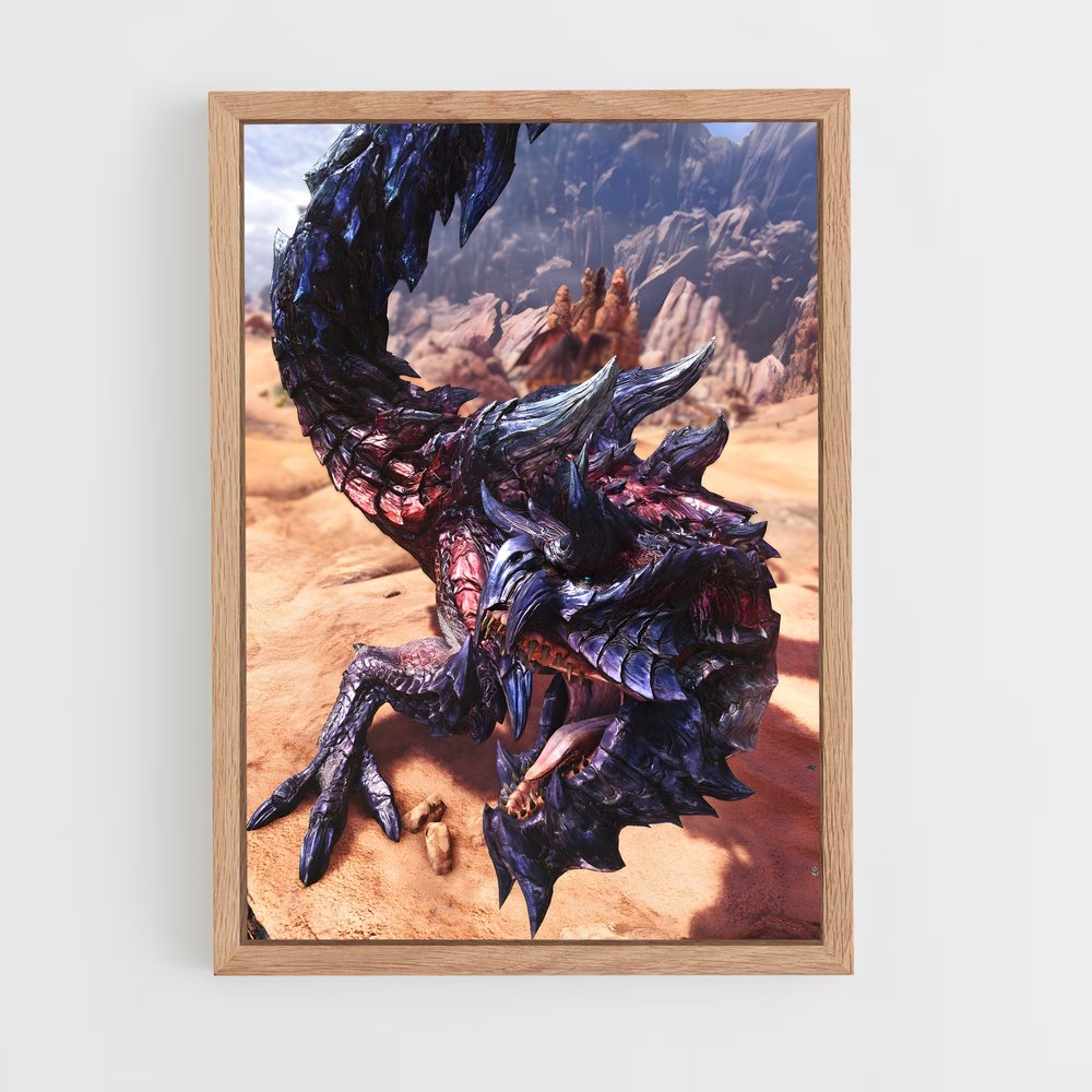 monster-hunter-11 cadre Bois clair
