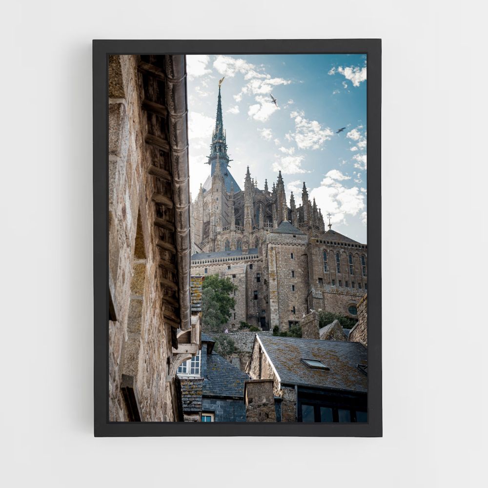 Mont Saint Michel kerkposter