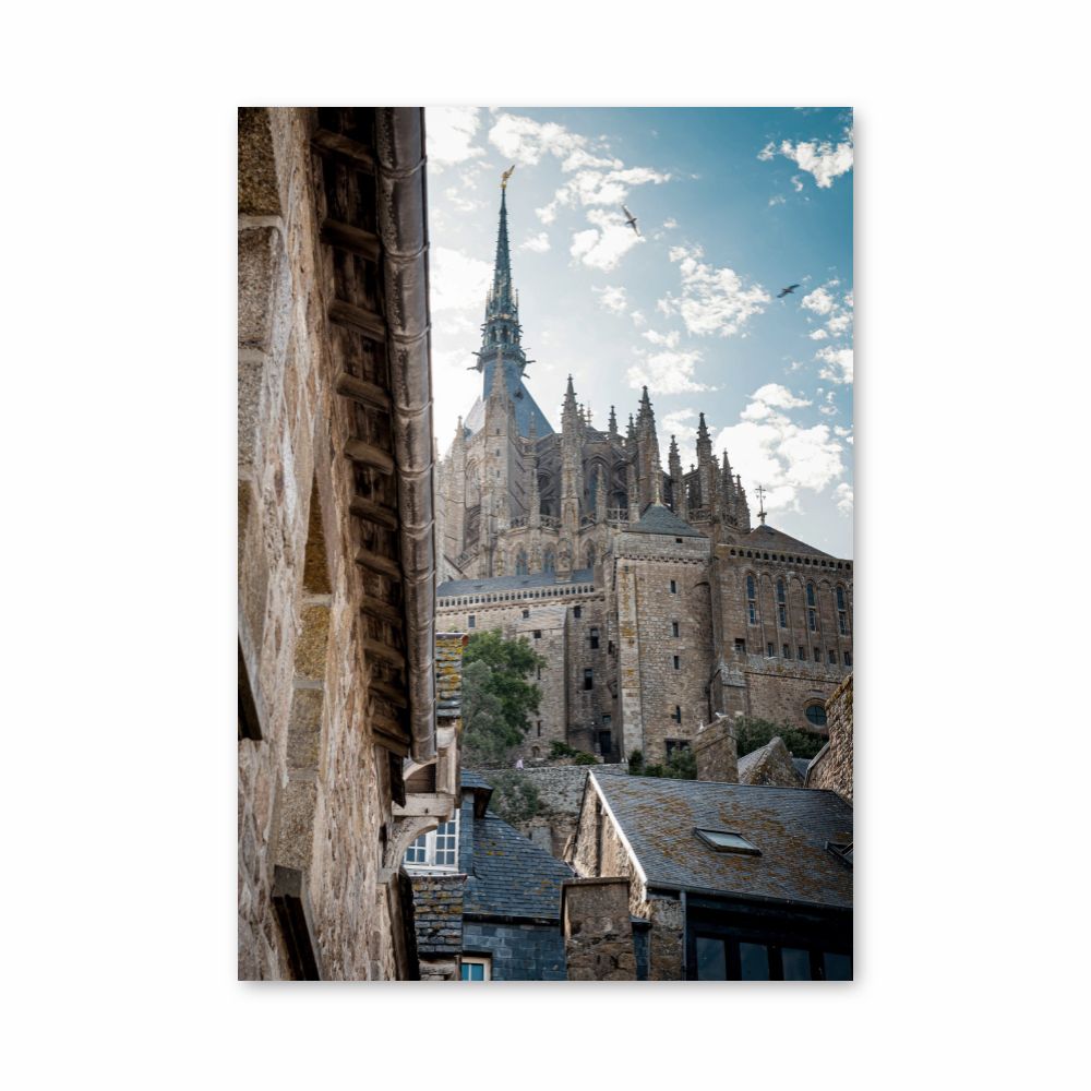 Mont Saint Michel kerkposter