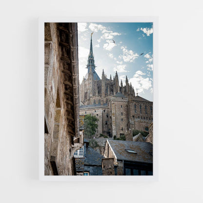 Mont Saint Michel kerkposter