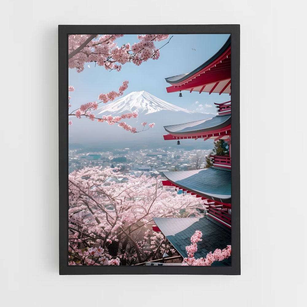 mount-fuji-10 cadre Noir