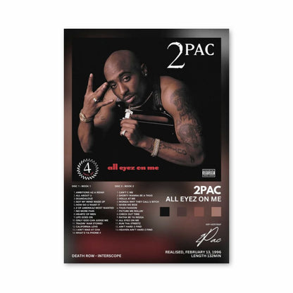 Poster 2Pac Alle ogen op mij