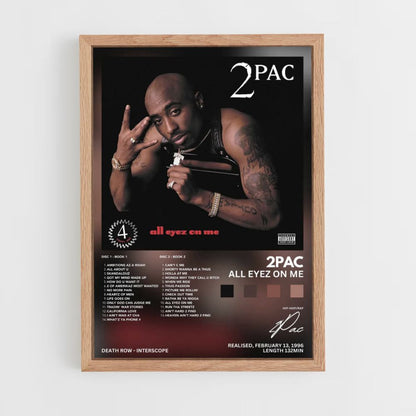 Poster 2Pac Alle ogen op mij