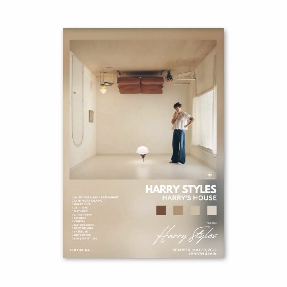 Poster Harry Styles Harry's huis