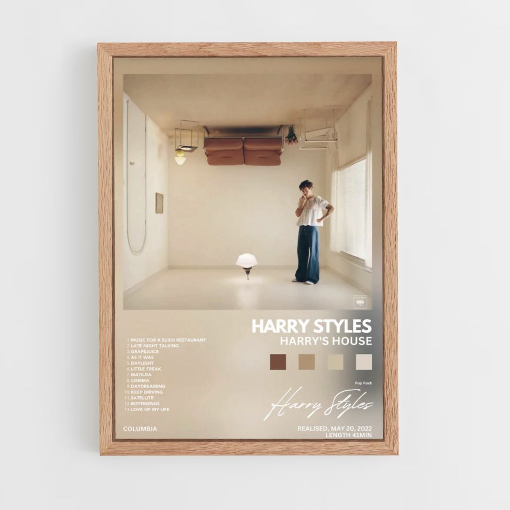 Poster Harry Styles Harry's huis