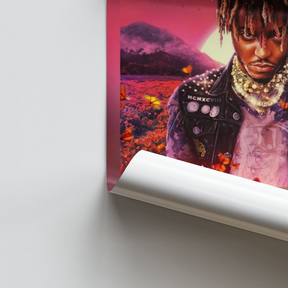 Poster Juice Wrld-legendes sterven nooit