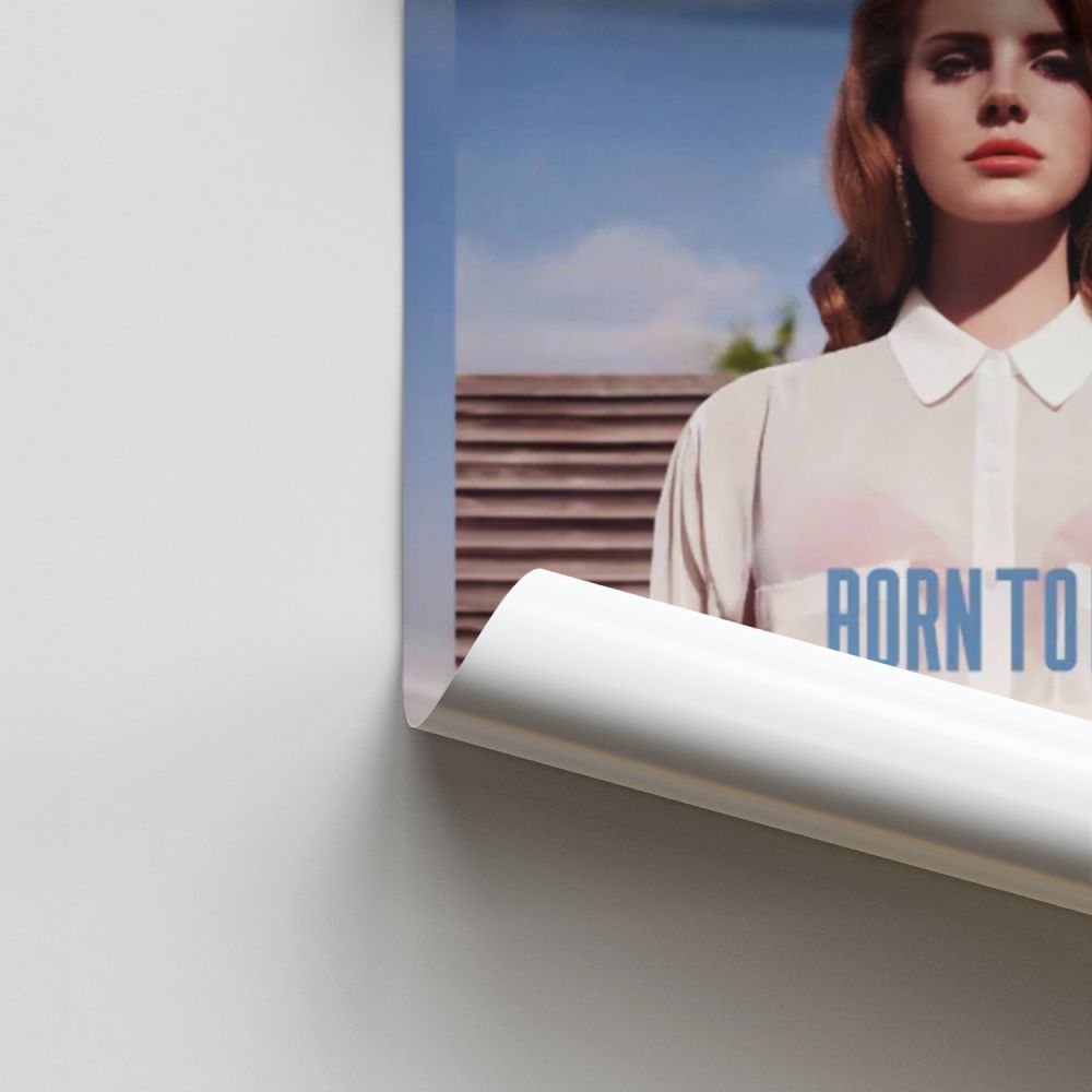 Poster Lana Del Rey geboren om te sterven