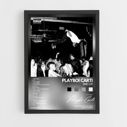 Affiche Playboi Carti Die Lit