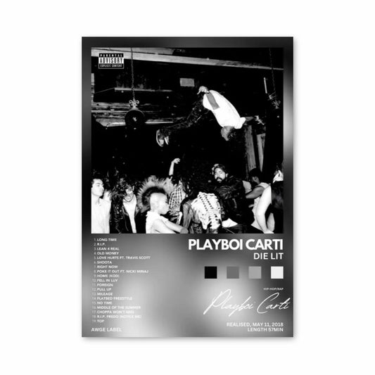 Affiche Playboi Carti Die Lit