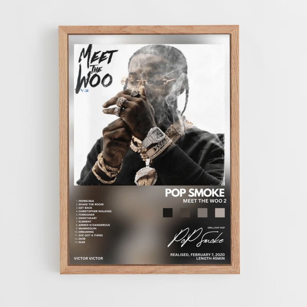 Poster Pop Smoke Maak kennis met de Woo 2