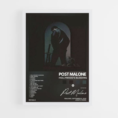 Poster Post Malone Hollywood's bloeding