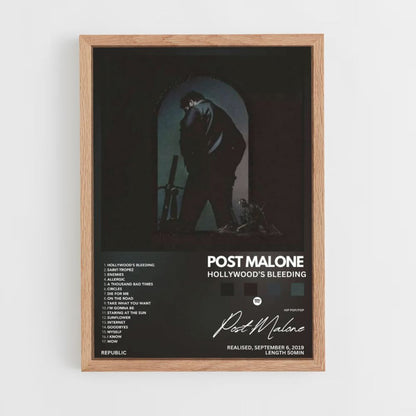 Poster Post Malone Hollywood's bloeding