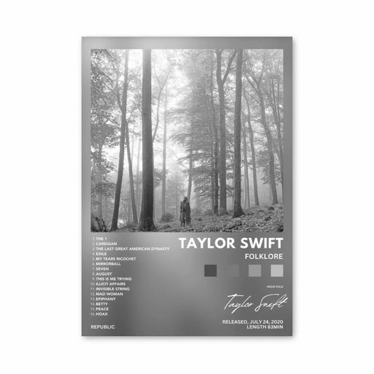 Affiche Taylor Swift-folklore