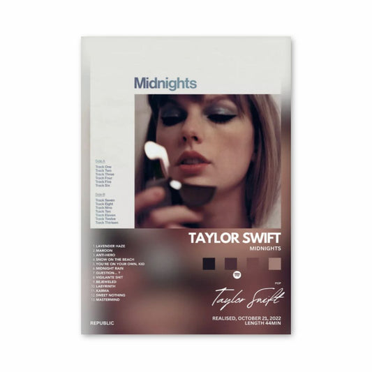 Poster Taylor Swift middernacht