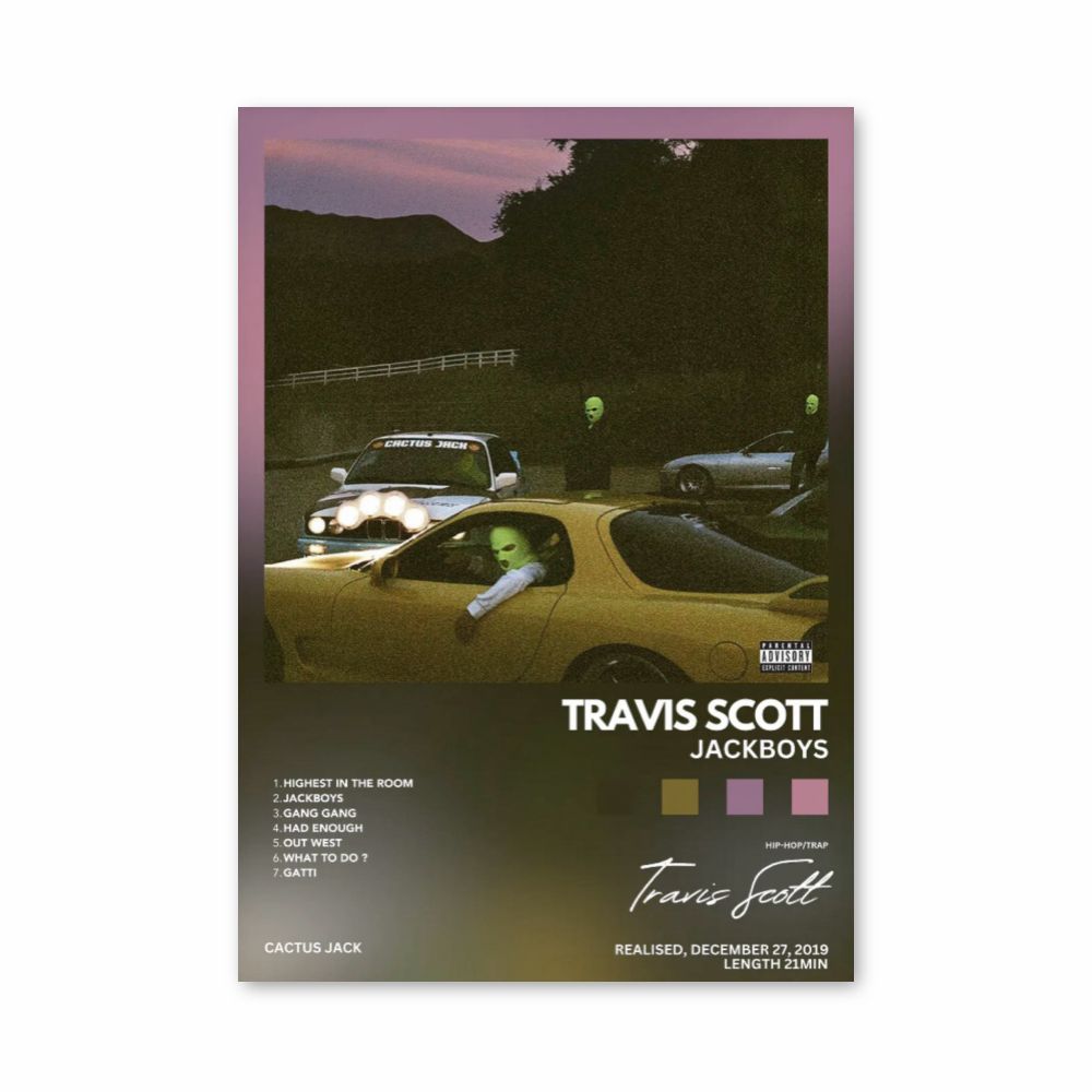 Affiche Travis Scott Jackboys