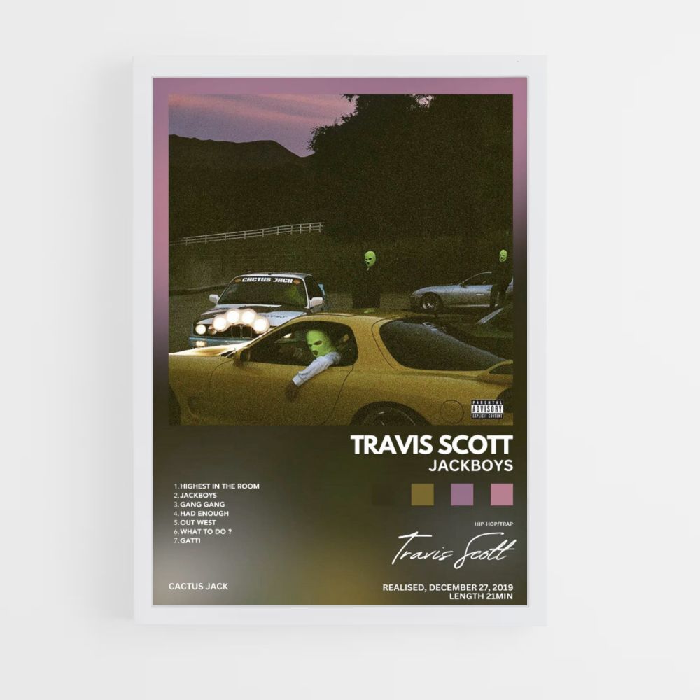 Affiche Travis Scott Jackboys