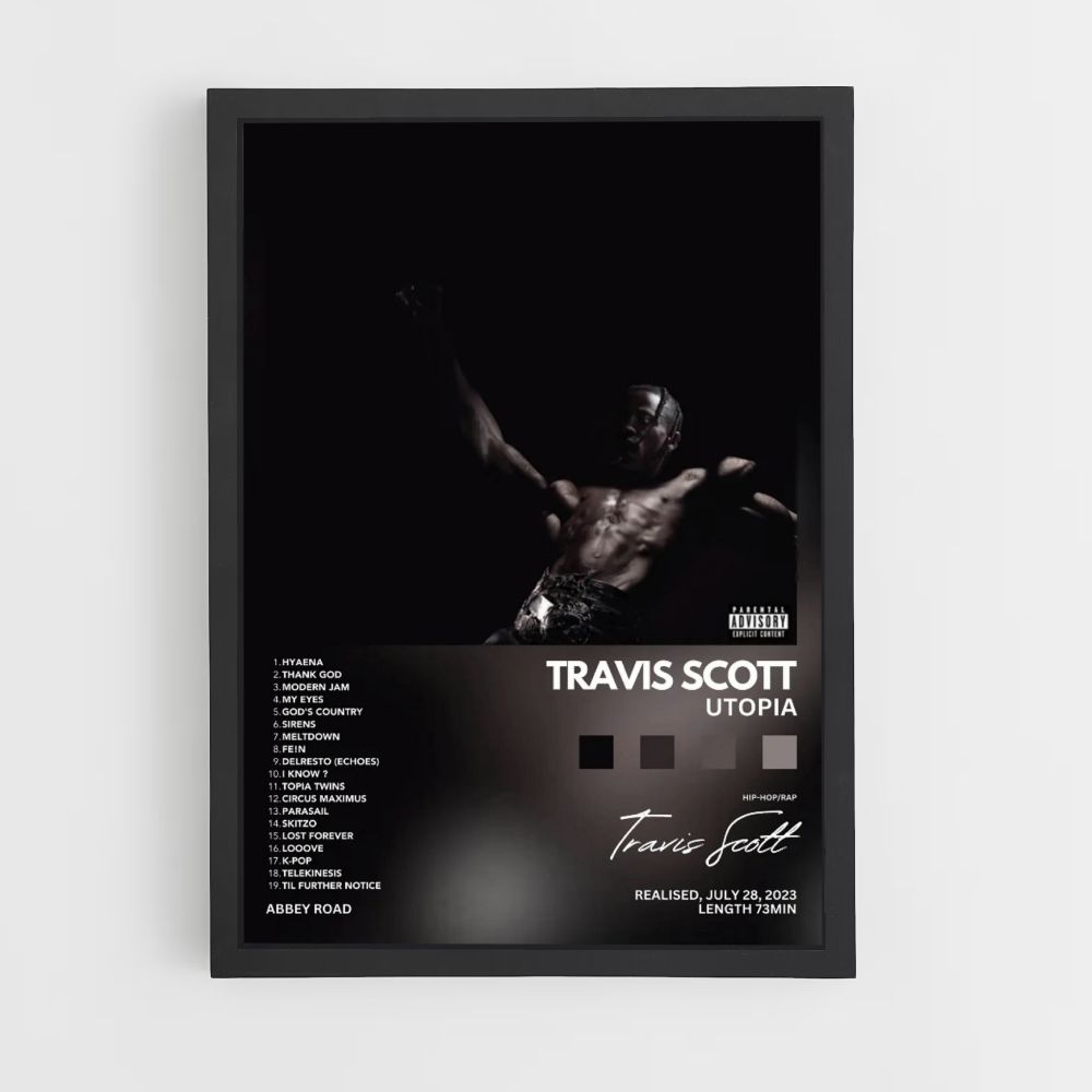 Affiche Travis Scott Utopia