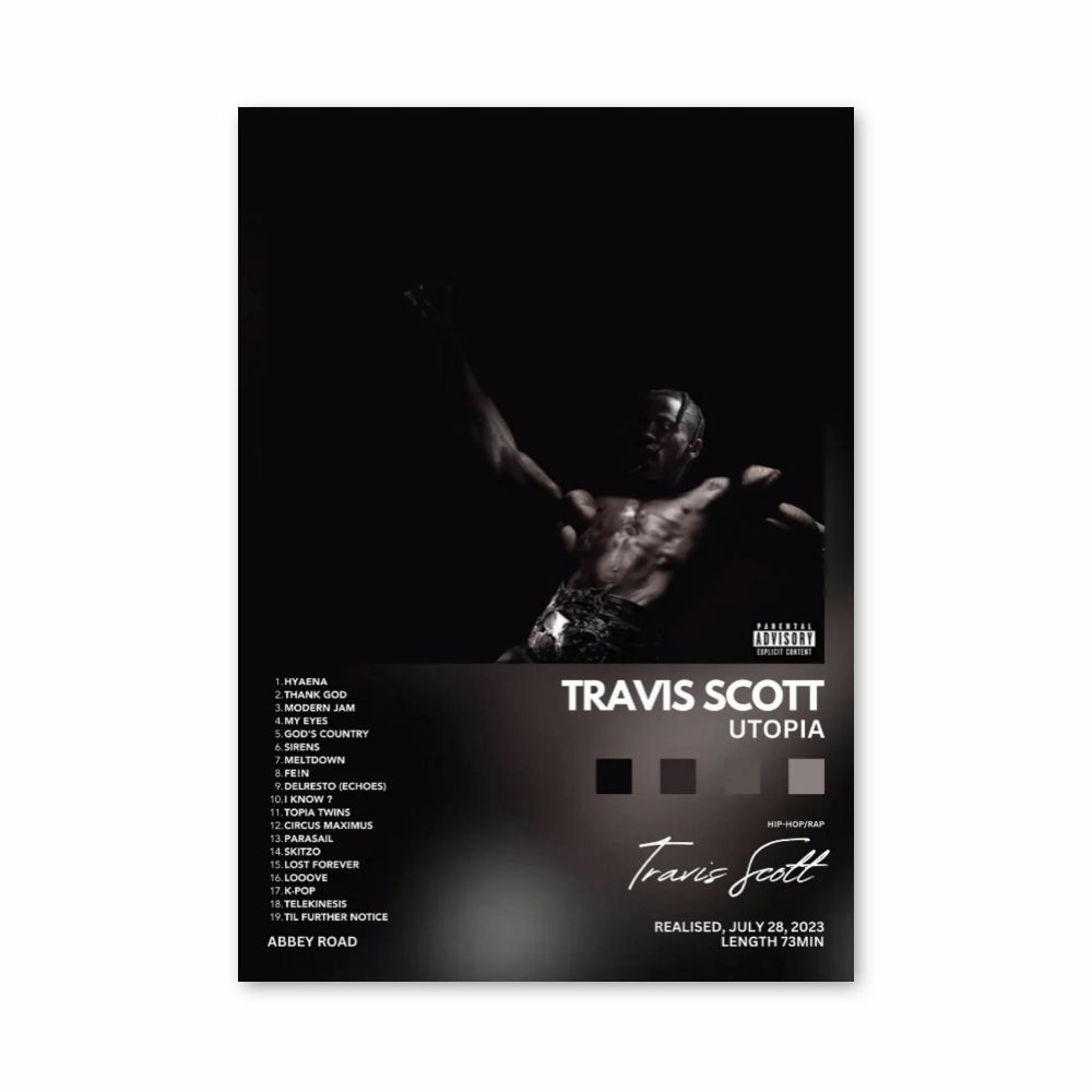 Affiche Travis Scott Utopia