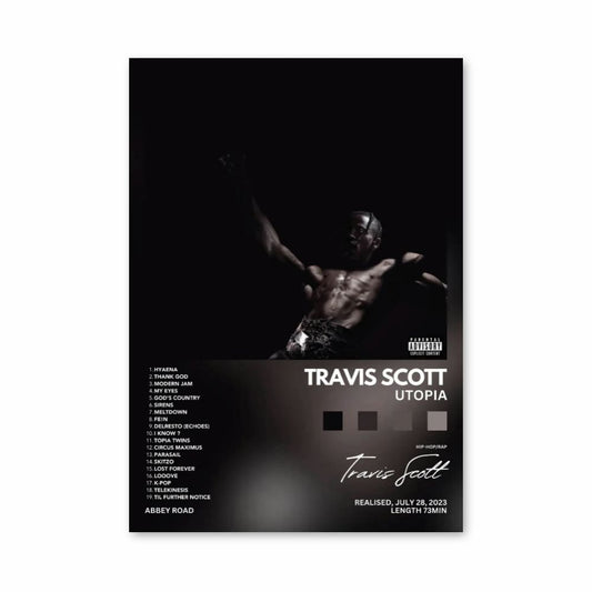 Affiche Travis Scott Utopia