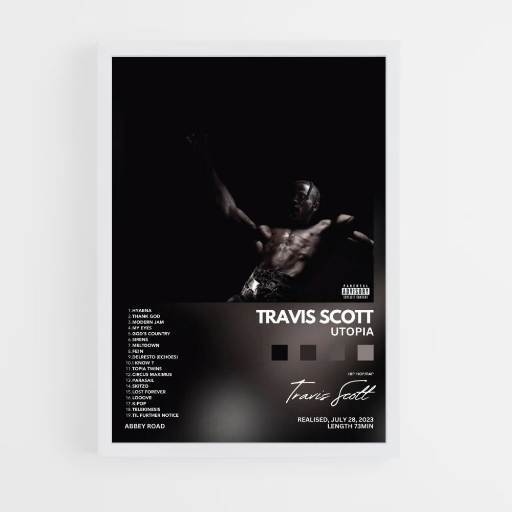 Affiche Travis Scott Utopia