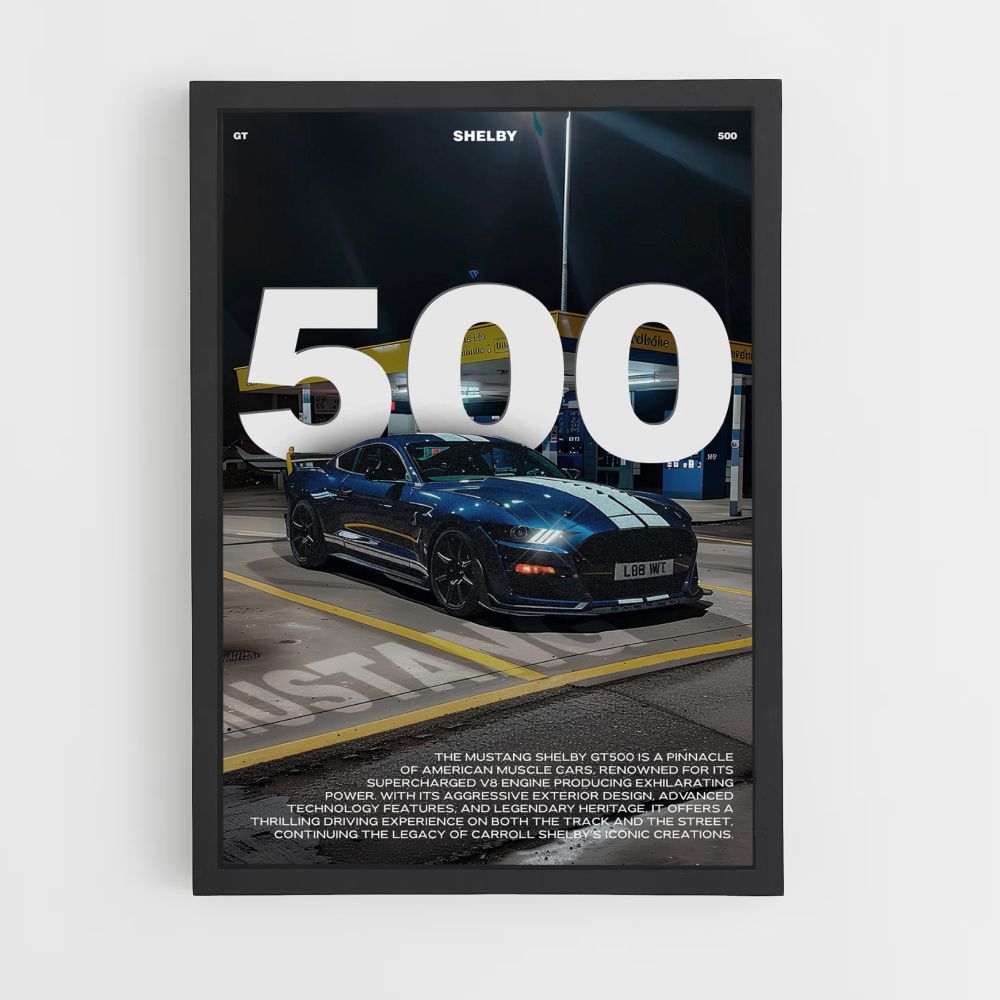 Affiche Shelby 500