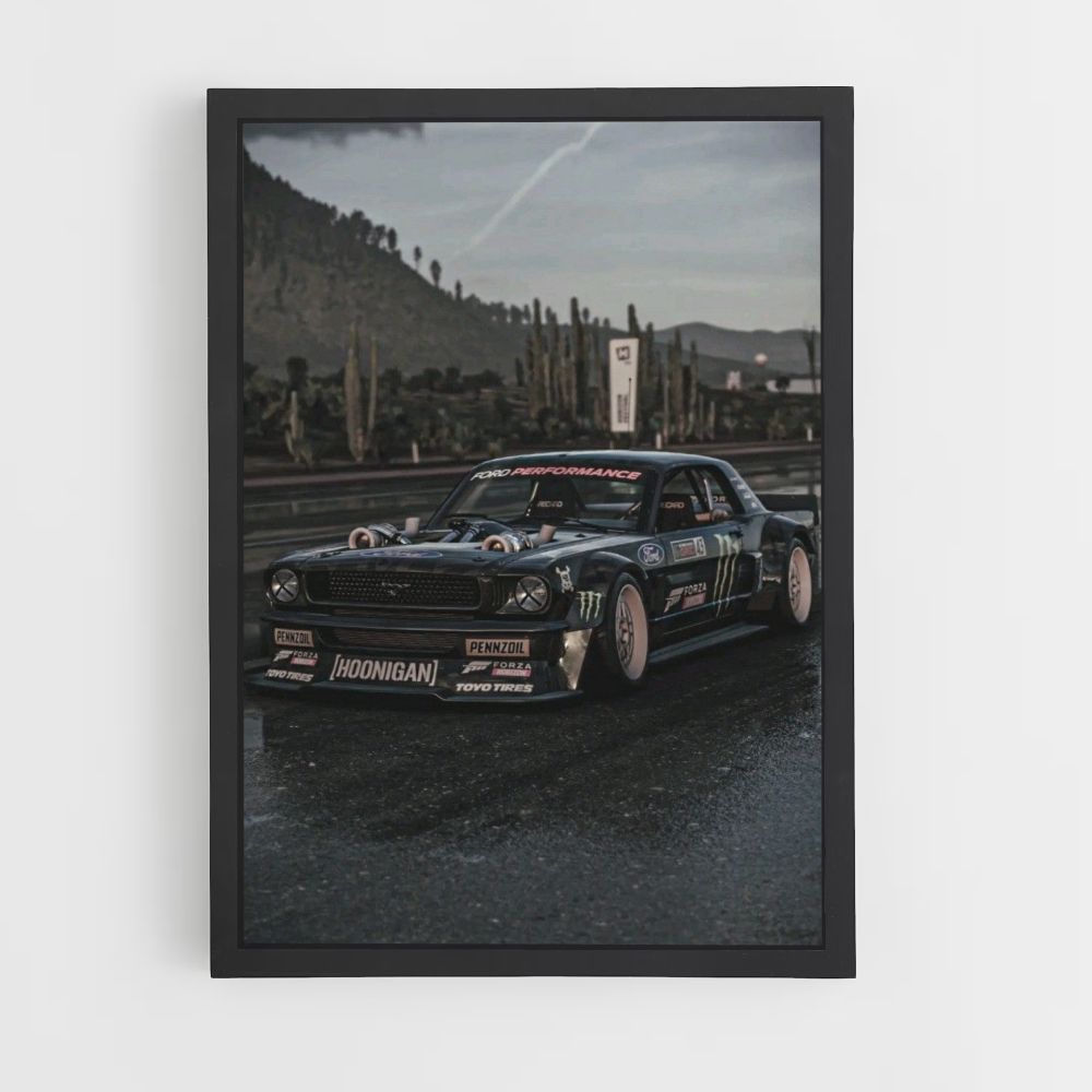 Hoonigan Ford Mustang-poster