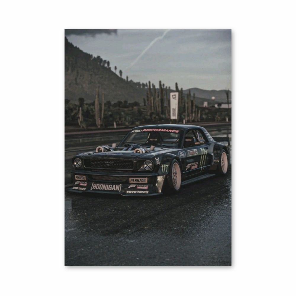 Hoonigan Ford Mustang-poster