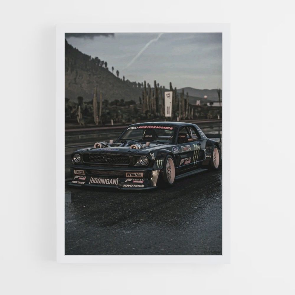 Hoonigan Ford Mustang-poster