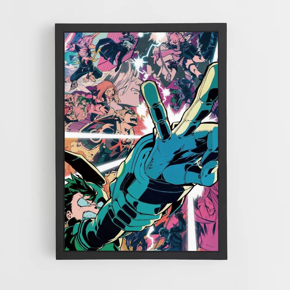 Poster Izuku-vingers