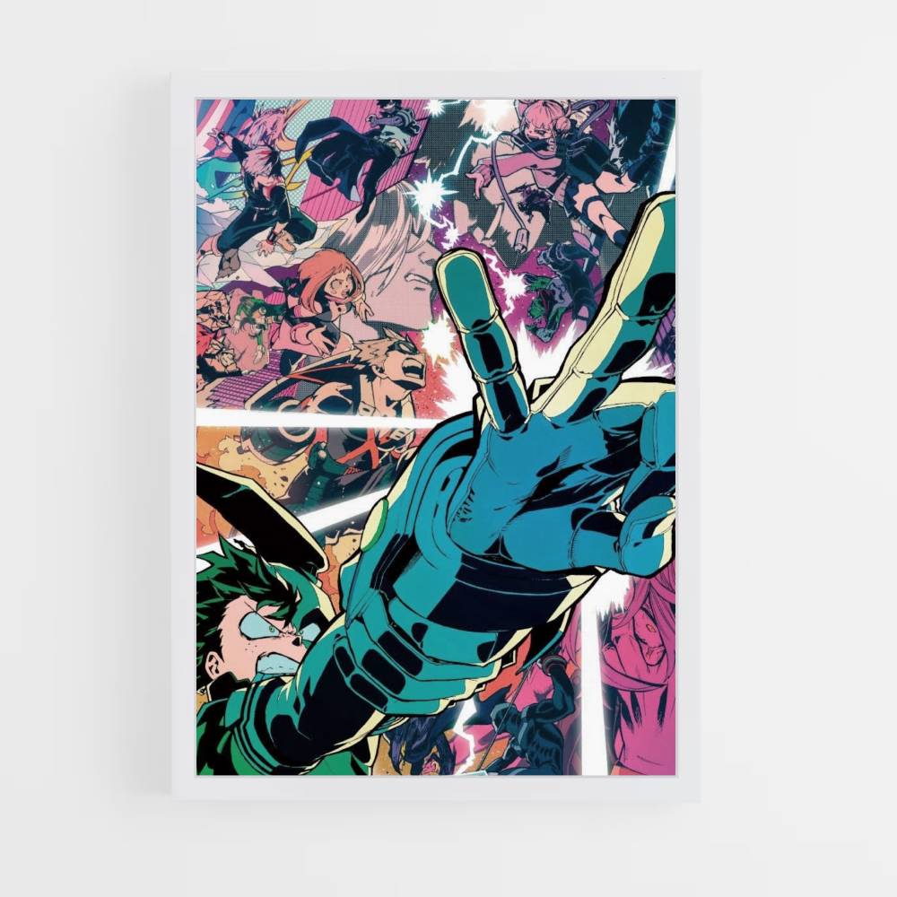 Poster Izuku-vingers