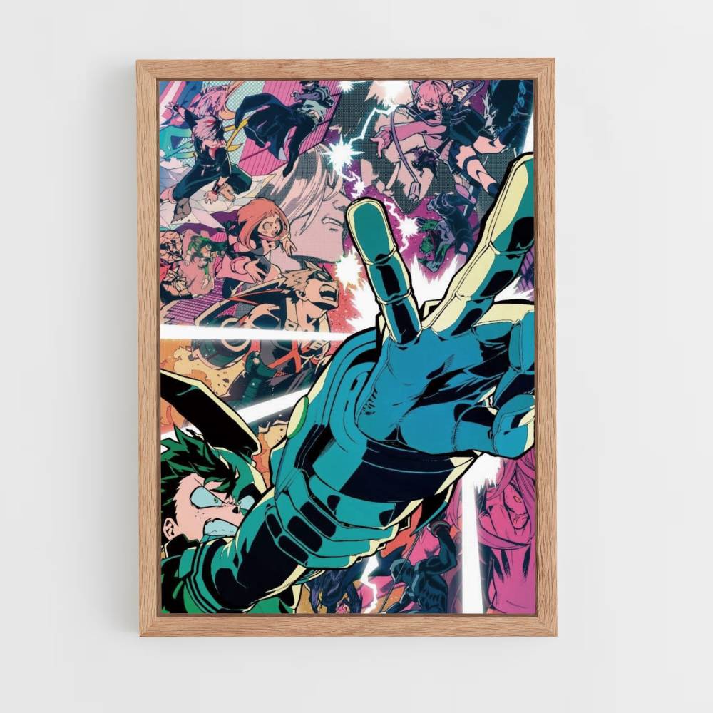 Poster Izuku-vingers