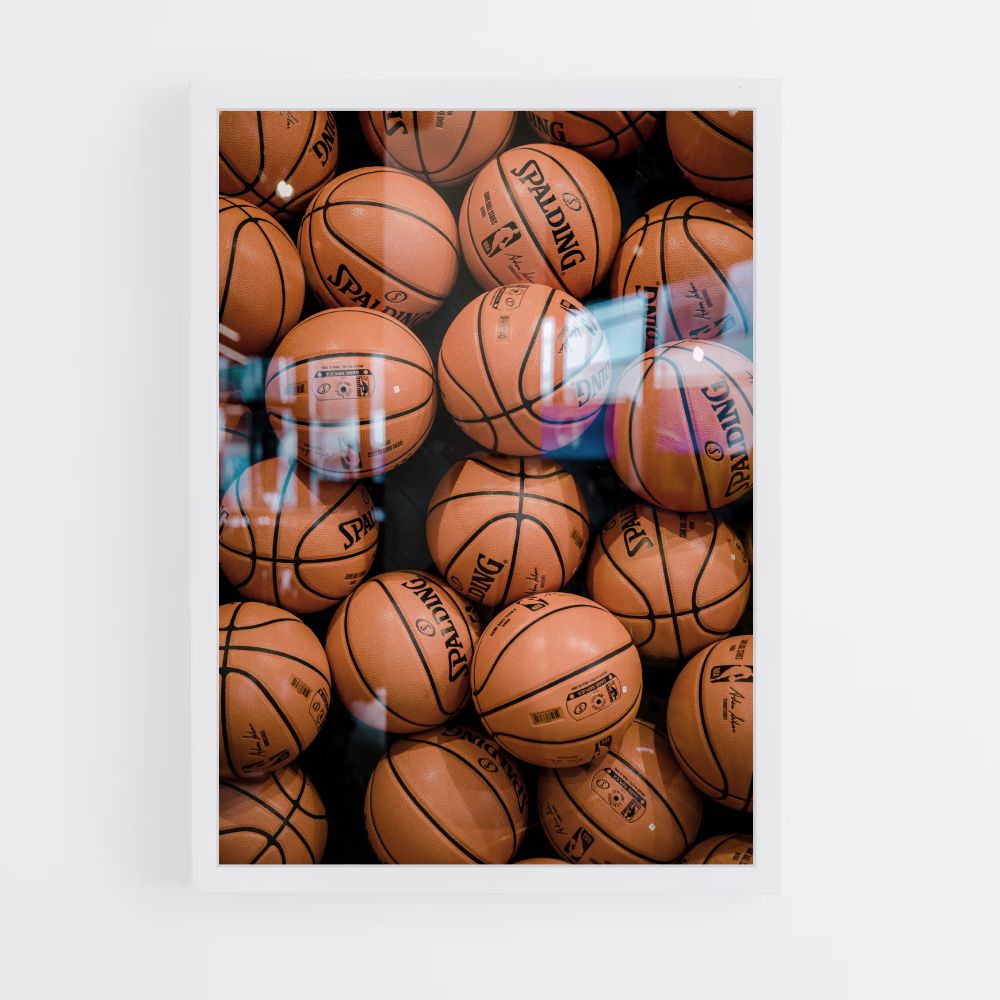 Affiche basketbalballen