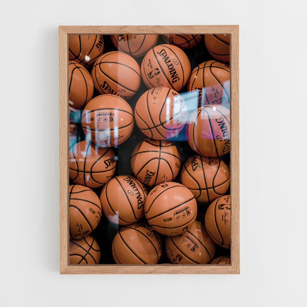 Affiche basketbalballen