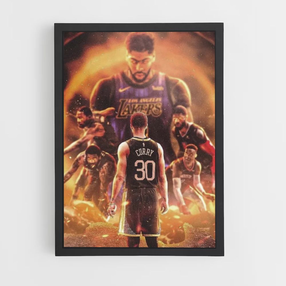 Affiche NBA-curry