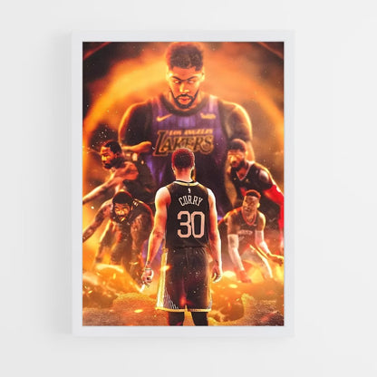 nba-basketball-9 cadre Blanc