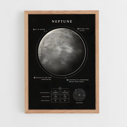 neptune-13 cadre Bois clair